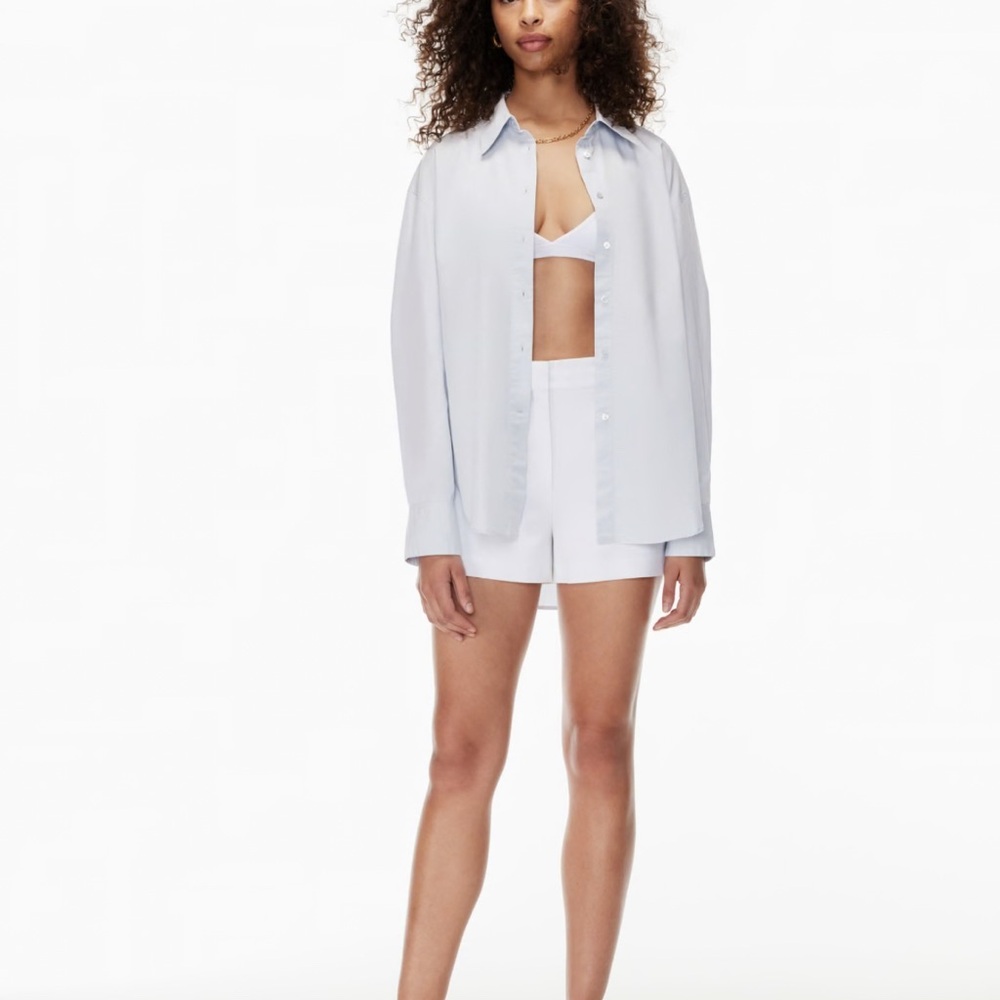 ARITZIA BABATON BUTTON DOWN BLUE